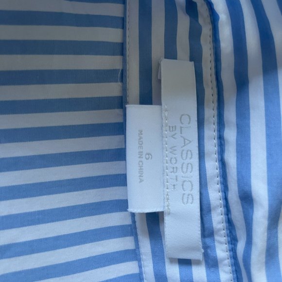 Striped Cotton Blouse - Picture 4 of 5